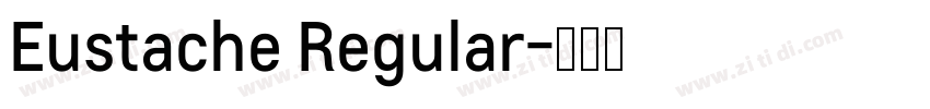 Eustache Regular字体转换